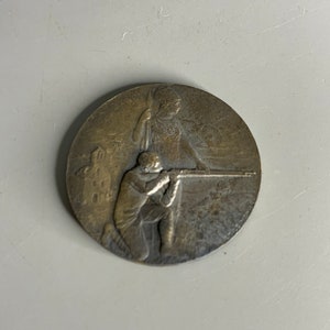 French vintage medal Federation Nationale for French and coloniale military training