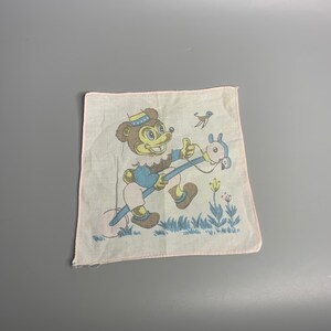 Francuski vintage chusteczka mysz projekt kreskówka