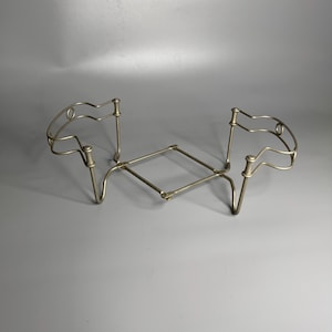 vintage chrome expandable metal trivet casserole/dish holder Holland Tomedo