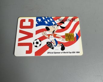 French Vintage Telecom - JVC Official Sponsor Soccer- Telephone