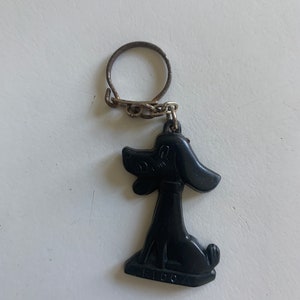 French vintage key chain holder advertising Fido dog food porte clef fido