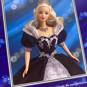 vintage Barbie Mattel special edition Millennium  Princess Barbie year 2000 series toy collectible barbie unopened box NEW doll collectible