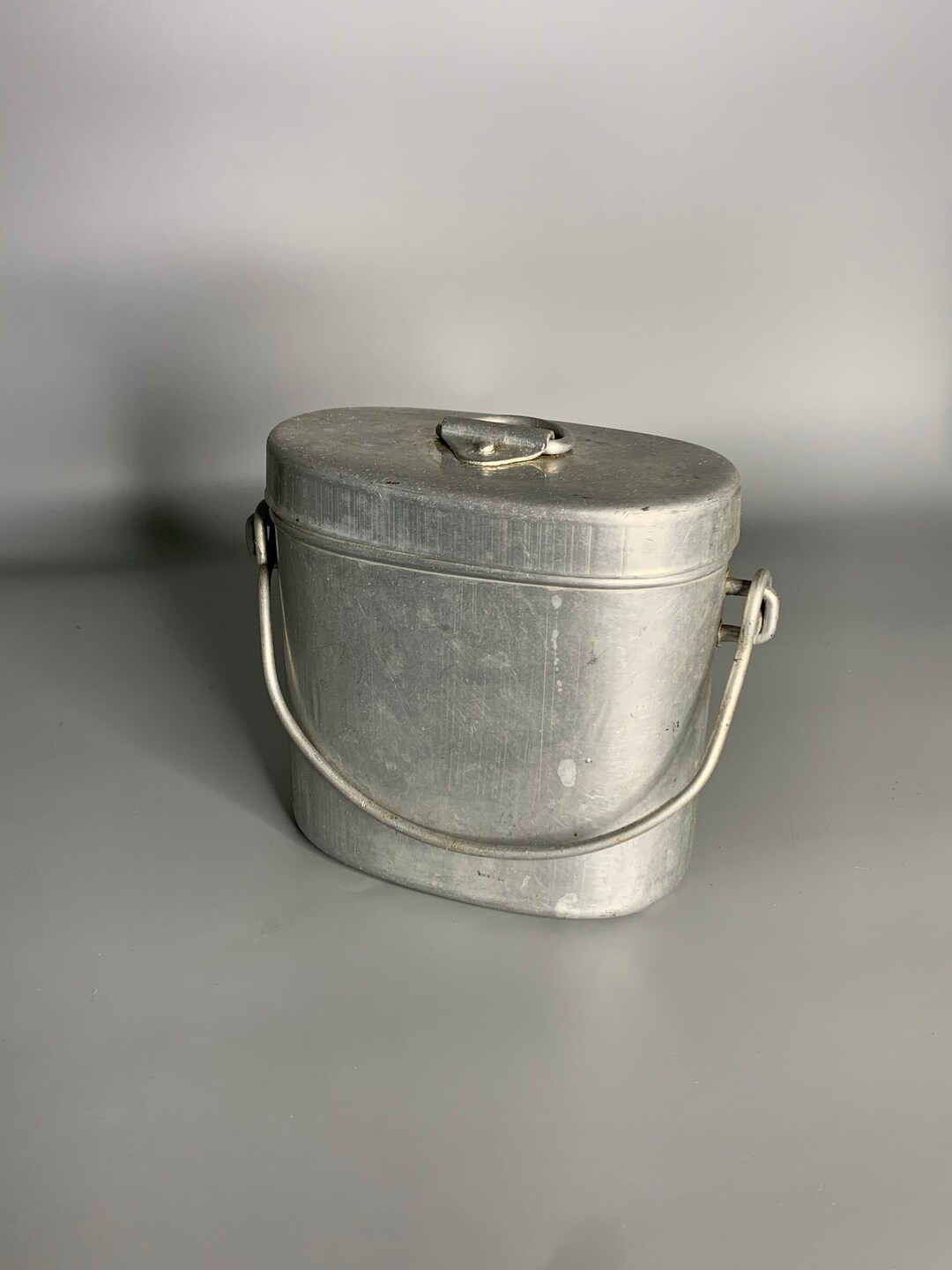 French Vintage Aluminum Lunch Box Canteen Militaria Style - Etsy