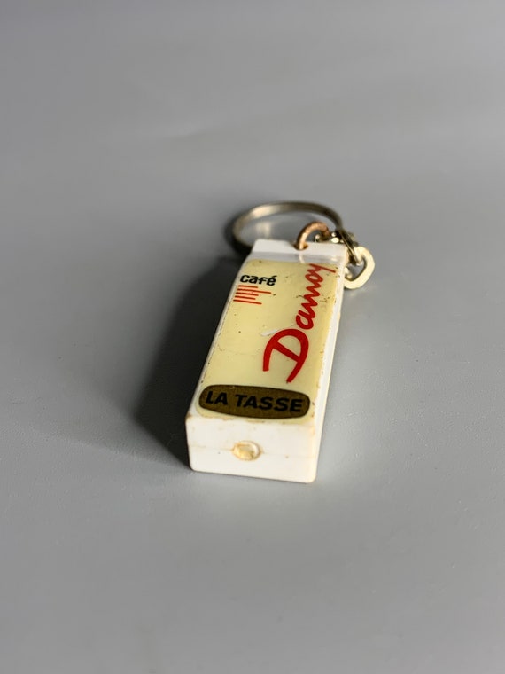 French vintage keychain holder advertising Damoy … - image 4