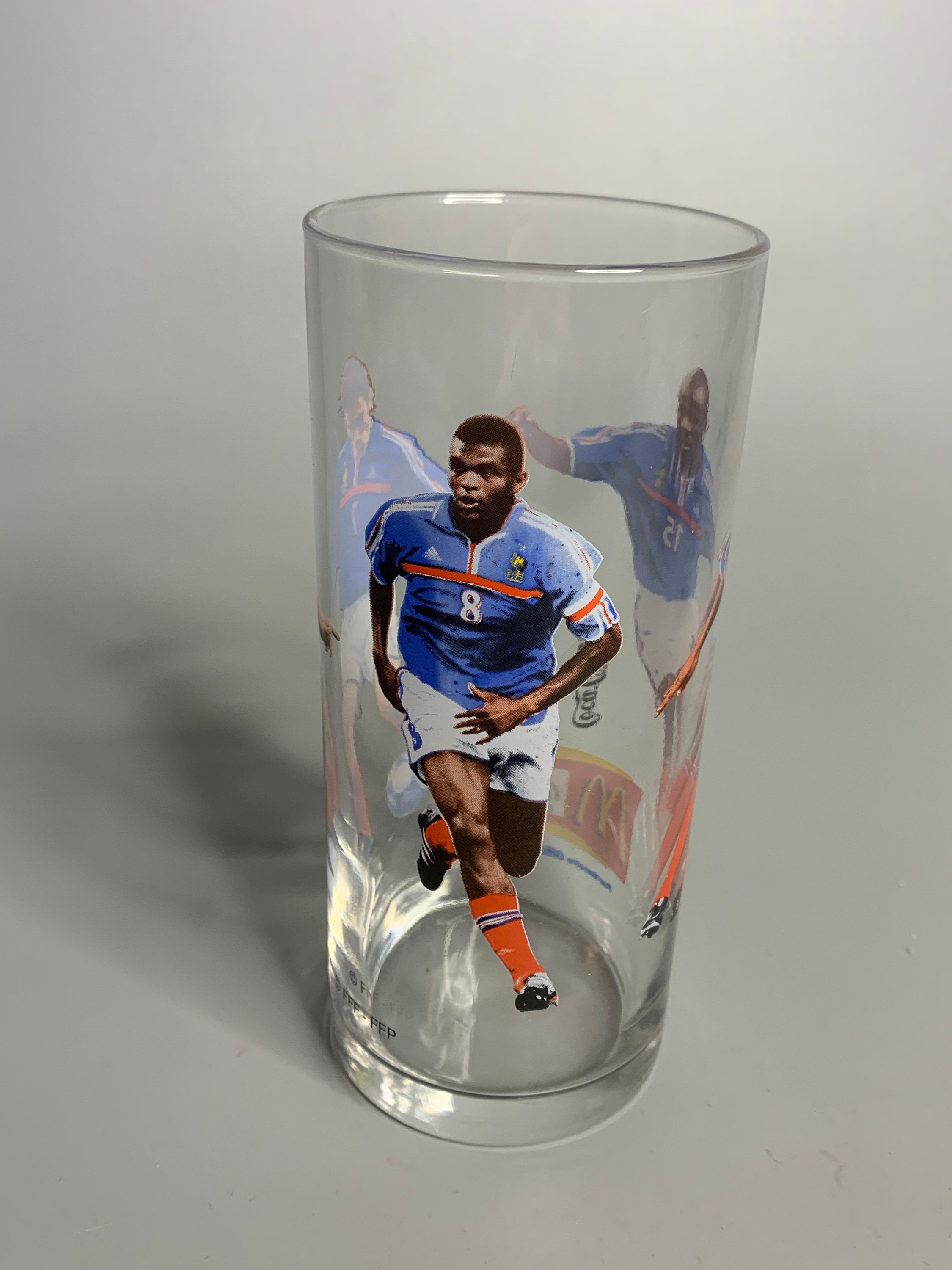 Verre Coca-Cola McDonald’s équipe France – Coupe Du Monde 1998, Collection, Signé