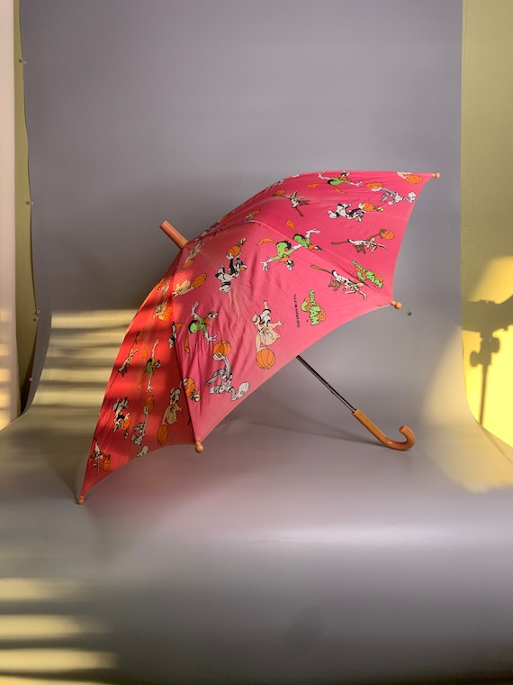 Parapluie Enfant Shopkins – Compact, Couleur Orange Multicolore – Occasion Très Bon état