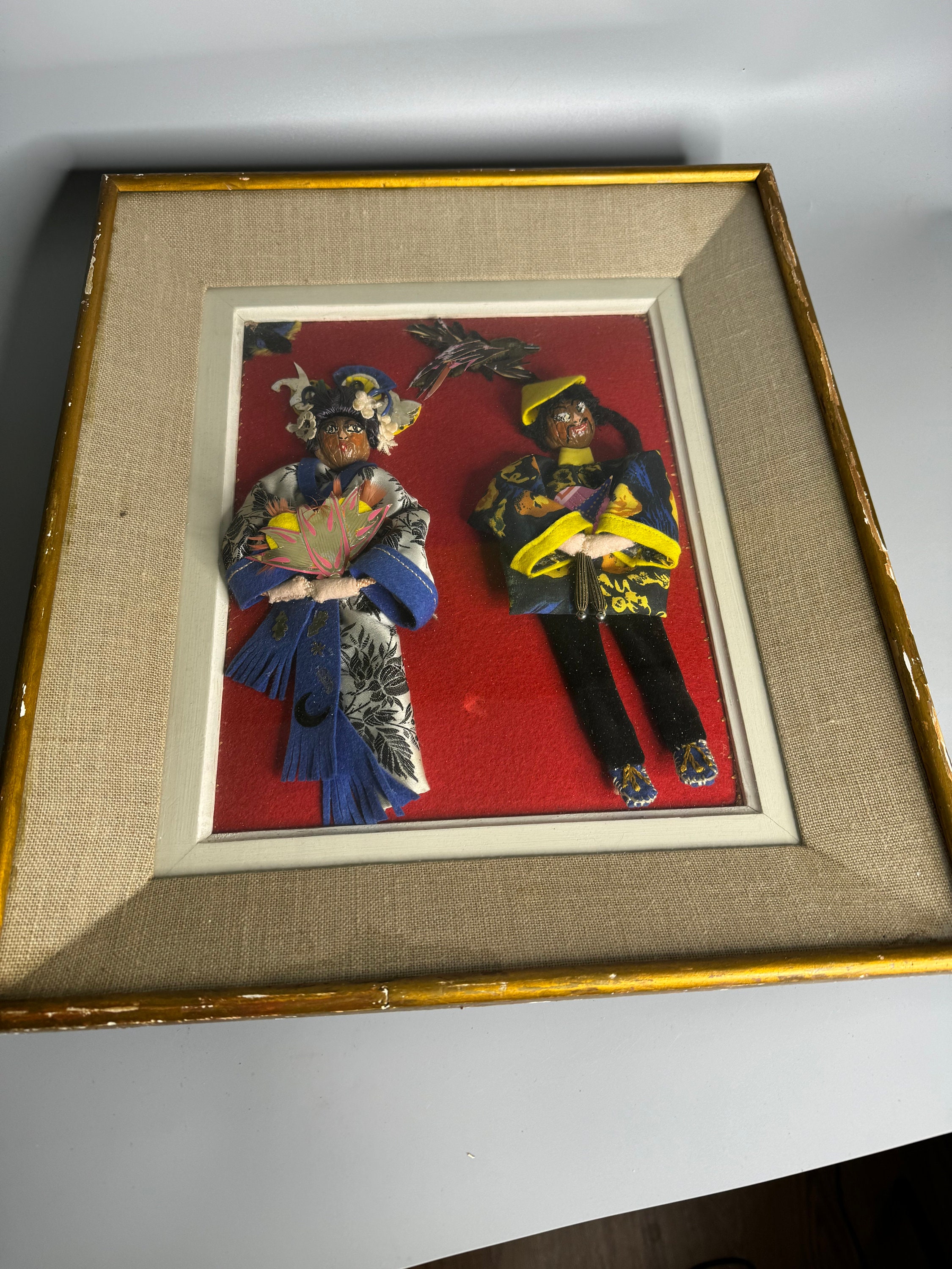 P.PASCAL アンティーク ウッドフレーム ART FRANCE French Vintage 3d