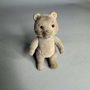 French vintage collectible bear figure miniature toy figurine