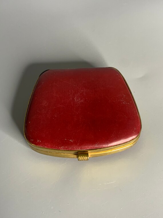 French vintage compact powder box and pocket hand… - image 4