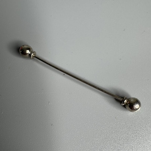 Französische Vintage Krawattennadel Schmuck Silber
