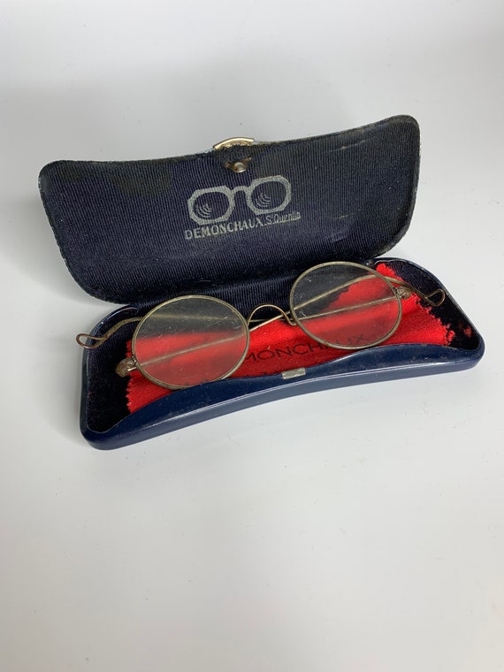French antique spectacles eyes glasses in case readin… Gem
