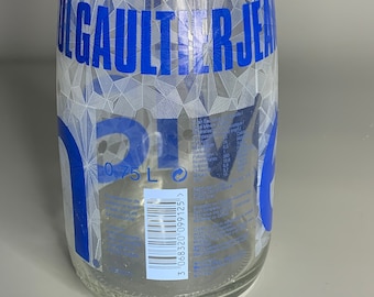 French vintage empty collectible Evian bottle Jean Paul Gaultier 2010