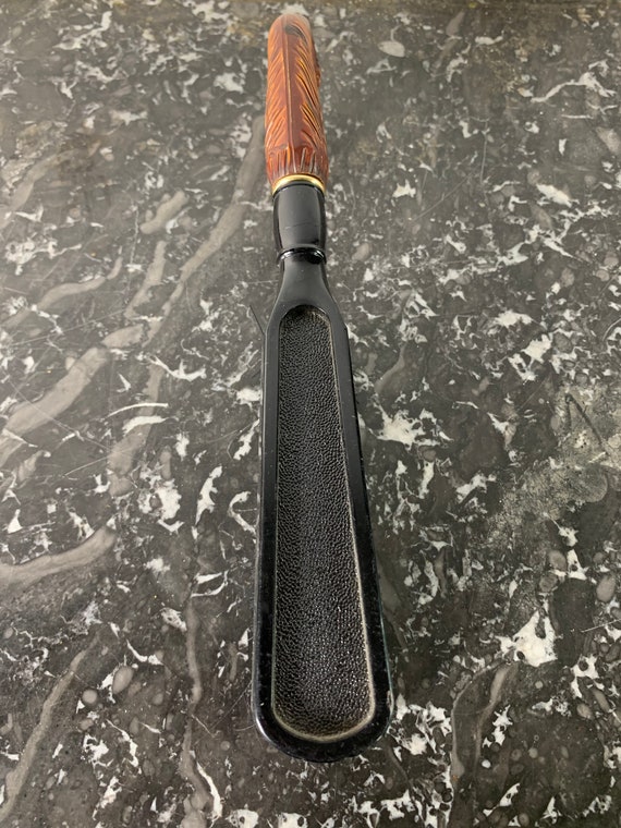 Japan vintage clothes brush horse head with shoehorn … Gem