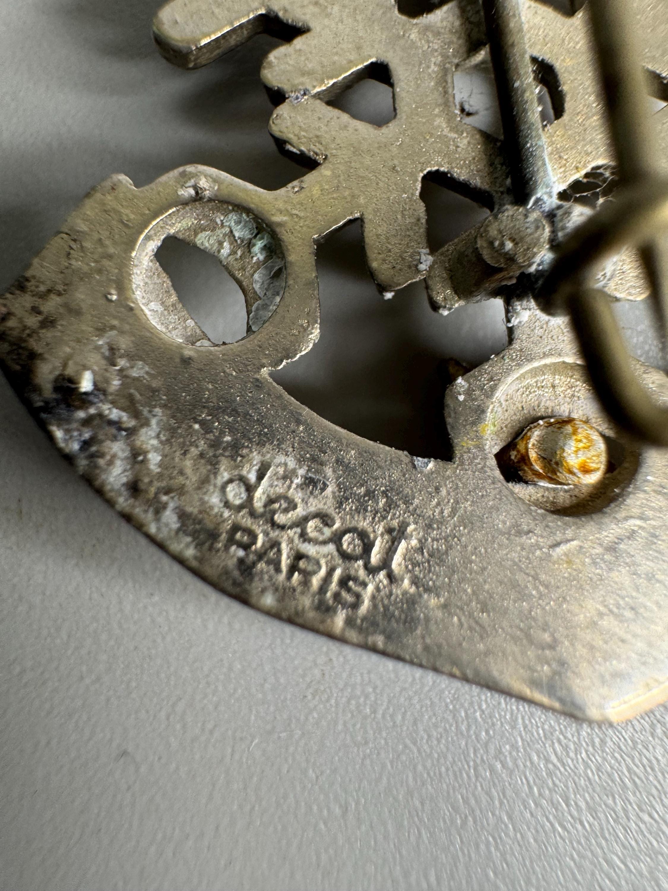 ANCIEN VINTAGE Insigne BROCHE Médaille BERWANG