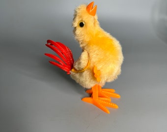 French vintage rewind Poussin chicken decoration - deco only not working anymore retro toy