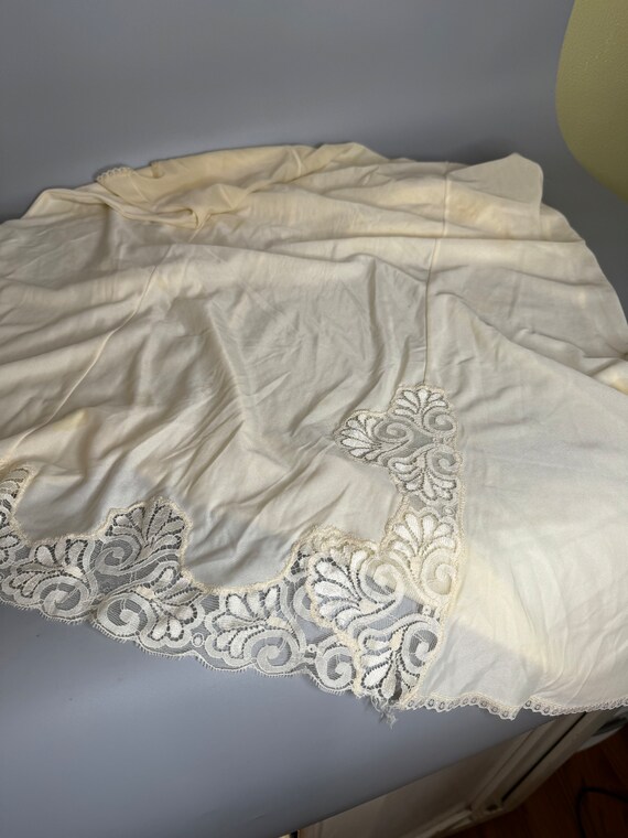 French vintage beige slip Lady's undergarments' u… - image 4