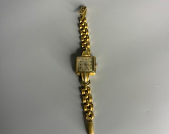 Swiss vintage gold plated watch Jolus lady&#39;s watch ancre 15 rubis