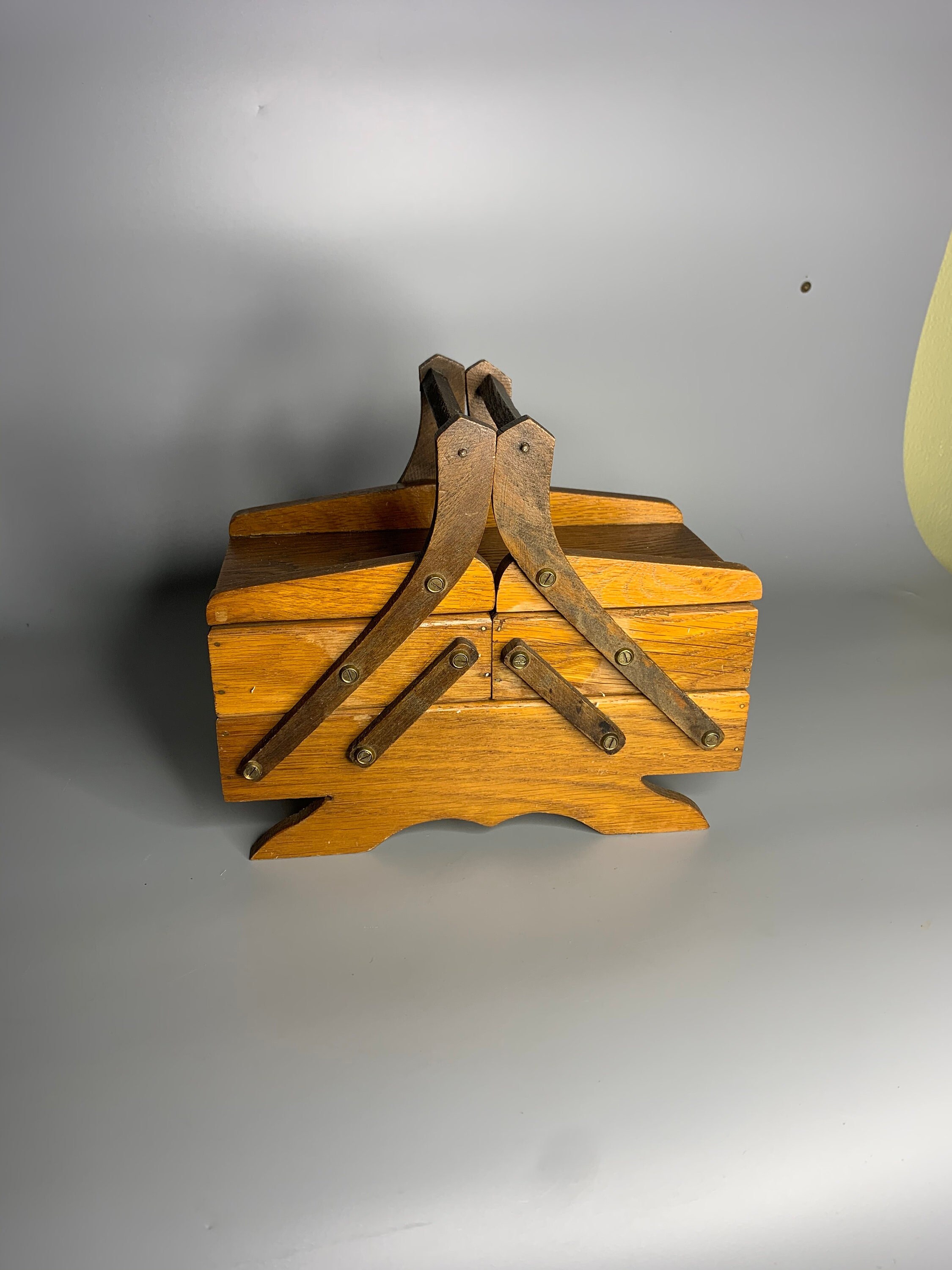 Sewing Box Wooden Box Carved Box Trinket Box Jewelry Box 