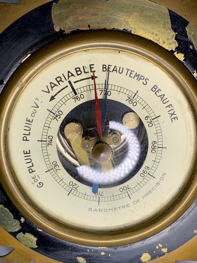 French Vintage Precision Barometer Weather Instrument Brass - Etsy