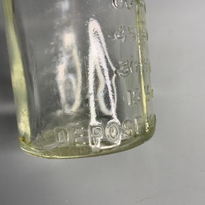 French vintage collectible measuring glass bottle medicine pharmaceutical