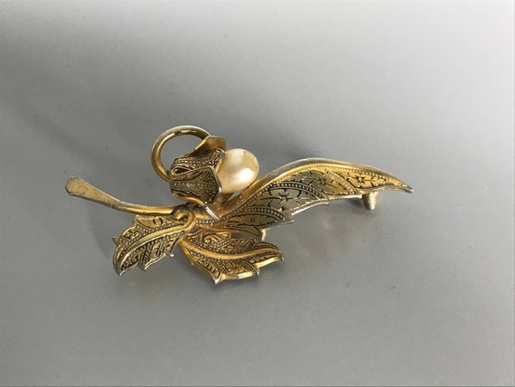 French vintage brooch - image 1