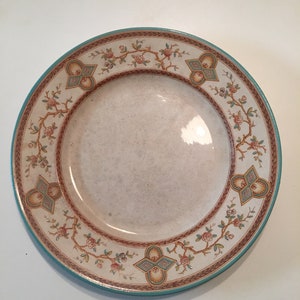 French Antique Plate Parisienne number 2/7745 Paris collectible old plate ceramic pottery kitsch country serving dish home decor kitchen
