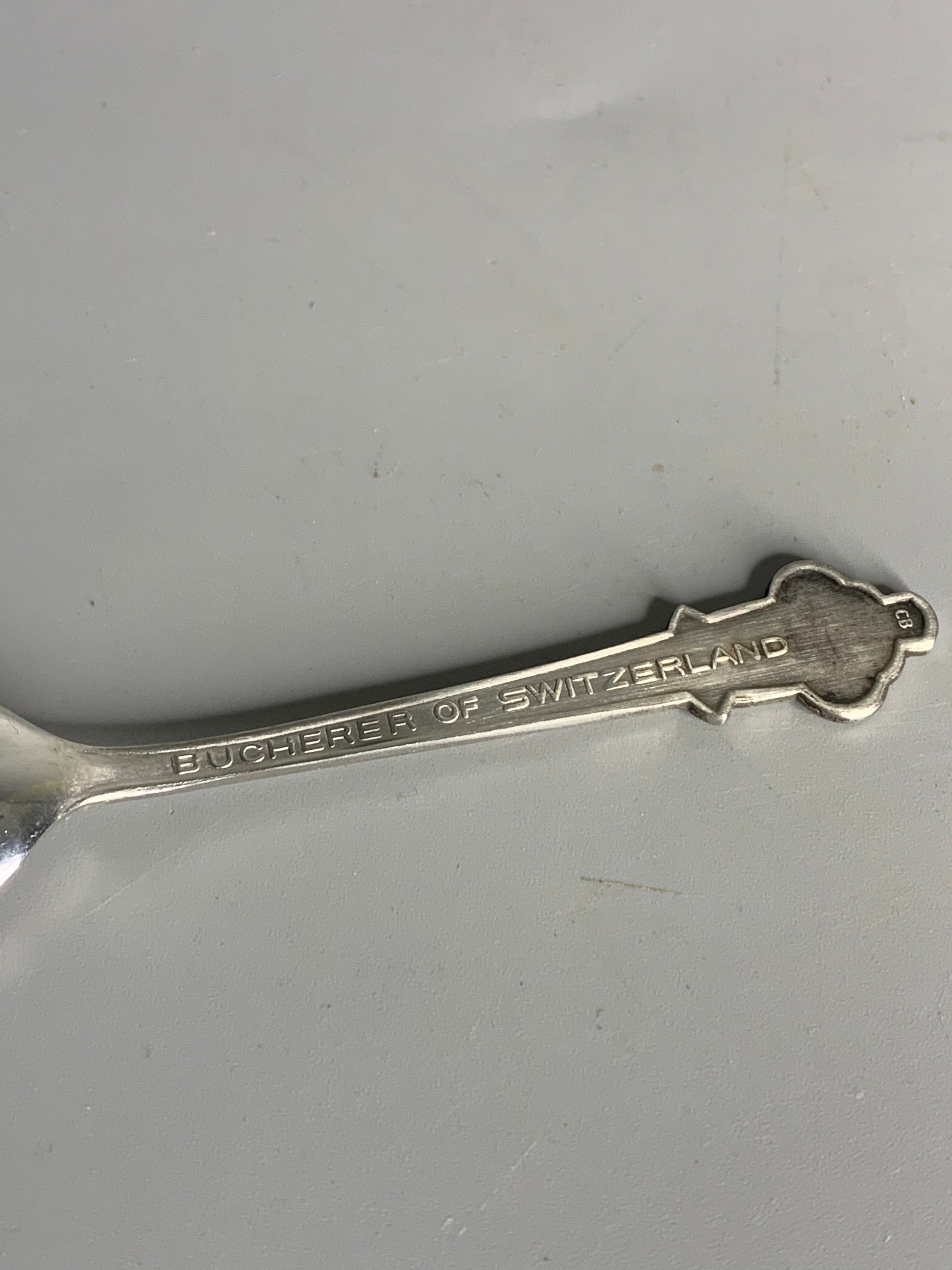 French Vintage Spoon Silver Decorative Rolex Geneve Bucherer of
