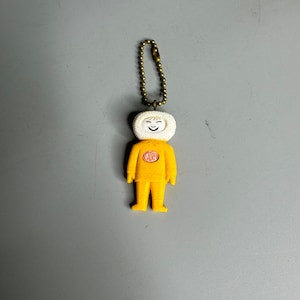 French vintage keychain holder advertising Alsadress Eskimo design