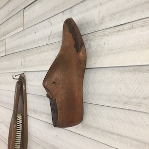 French Vintage Shoe Stretcher -wood store display - country - commercial decor home decor shoe accessories tools Chatefres shoe