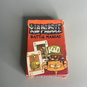 Französisches Vintage Kidpaddle Spielkartenset Sammlerstück von Mcdonalds Frankreich 2004 Happy Meal Toy
