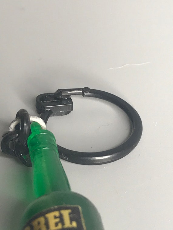 French vintage bottle design keychain holder advertis… Gem