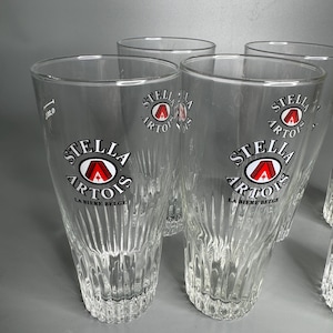 Belgium vintage set of 2 beer glasses