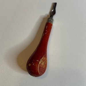 French  Antique carpentry tool wooden handle hand tool