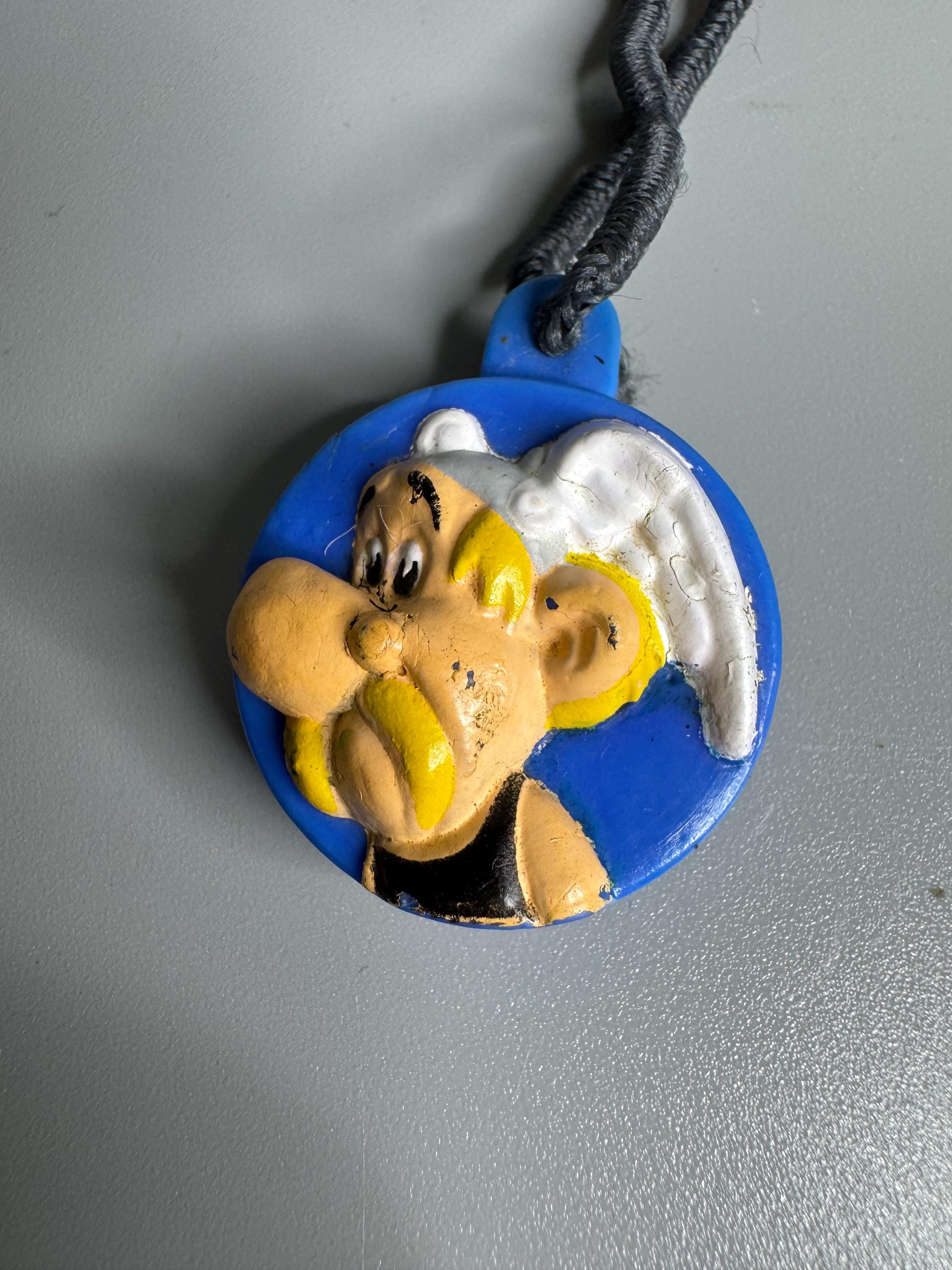 French Vintage Asterix Keychain Holder Collectible 2002 - Etsy
