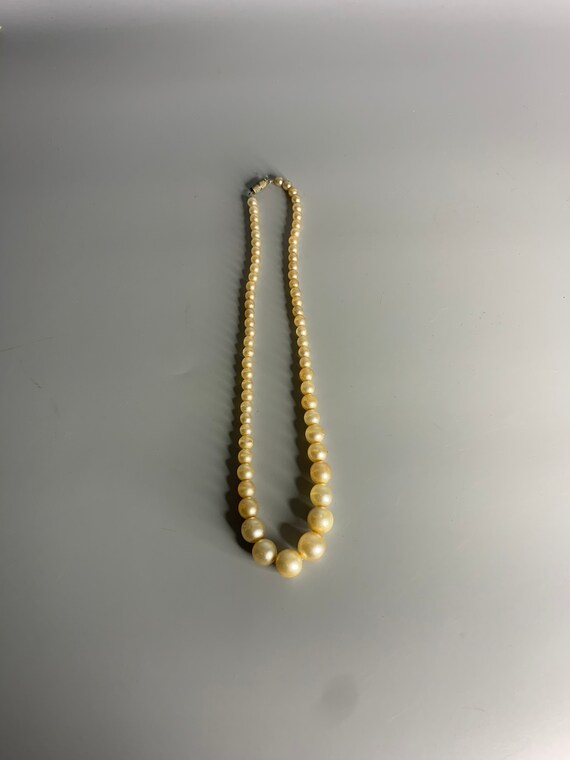 French vintage pearl necklace detachable Victoria… - image 2