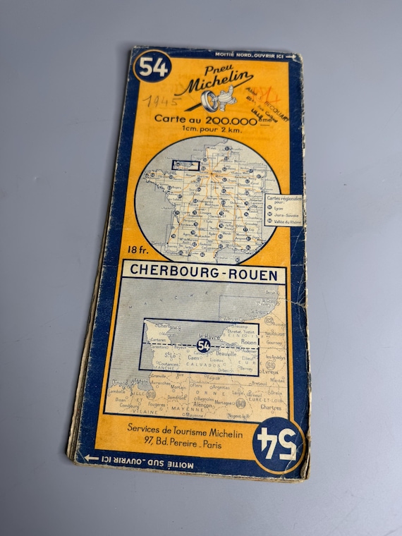 TRÈS BELLE CARTE Michelin n° 152. Sahara, L’Épopée Leclerc - 1948 EUR
