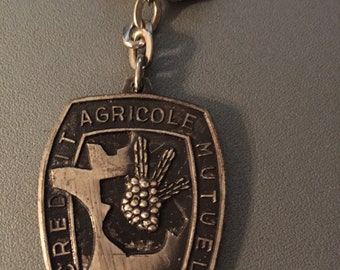 PORTE CLÉ ANCIEN vintage année 60-70 Homme personnage porte clef / A41