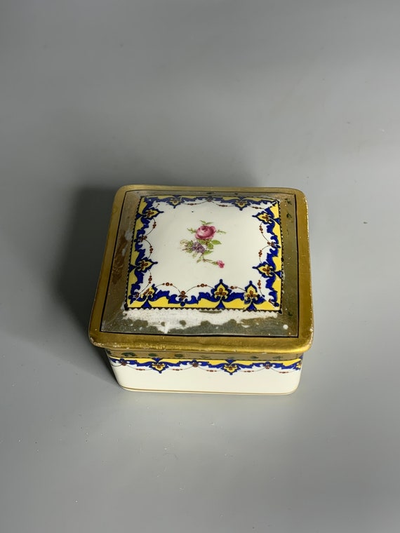 Boîte à Sardines Porcelaine Betoulle Et Legrand Limoges - France - Vintage