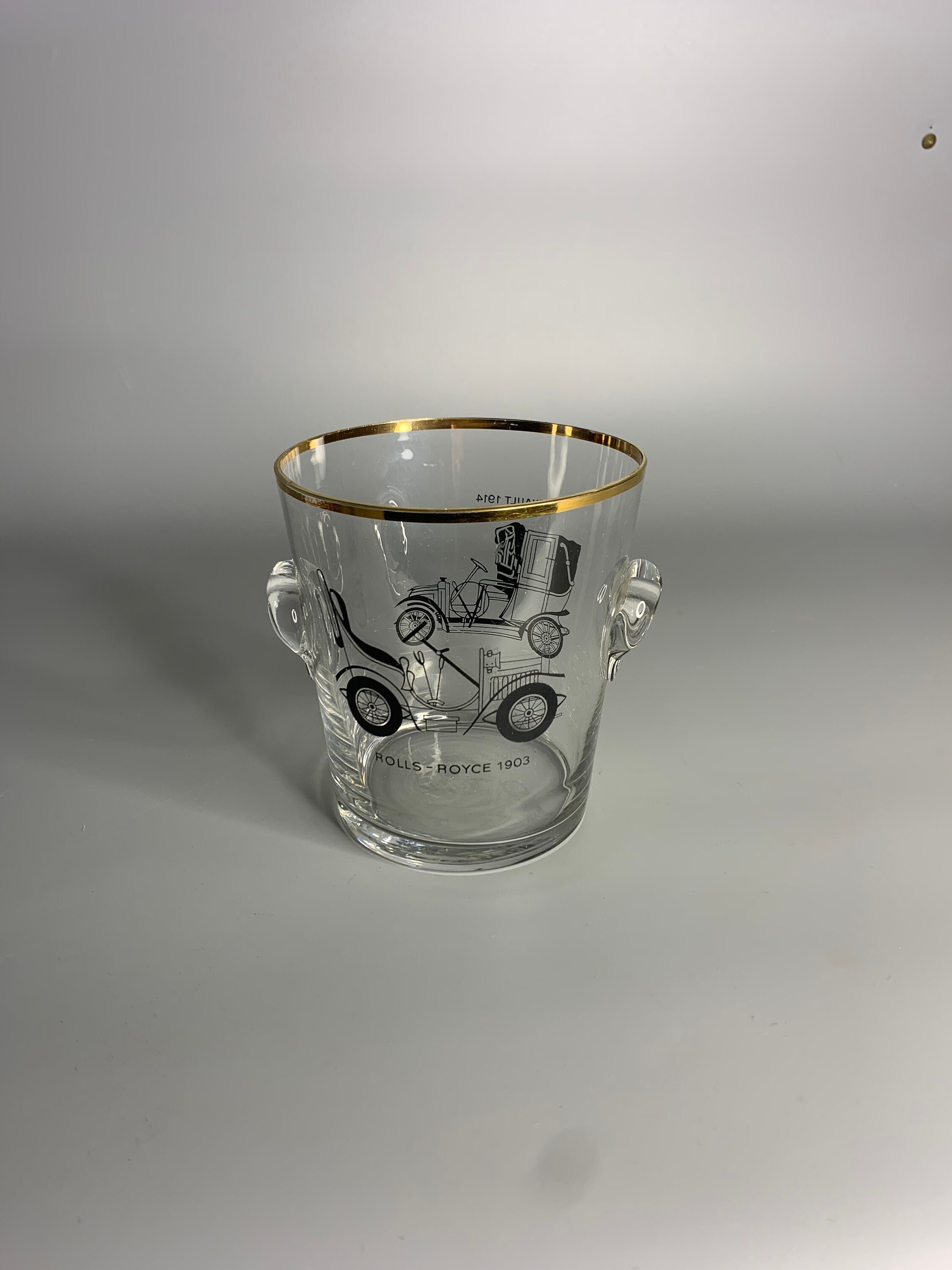 C1960S VINTAGE ROLLS ROYCE GLASS ADVERTISING ASHTRAY 2499  PicClick UK
