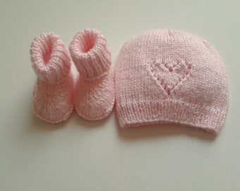 Baby Hat And Booties