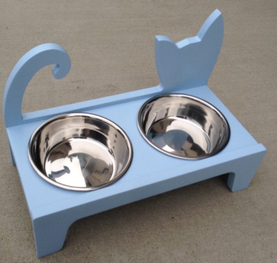 Elevated Cat Feeder Etsy
