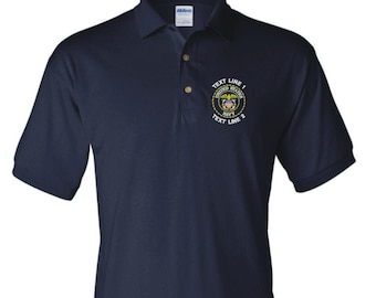 Koszulka polo z haftem US Navy nr 889