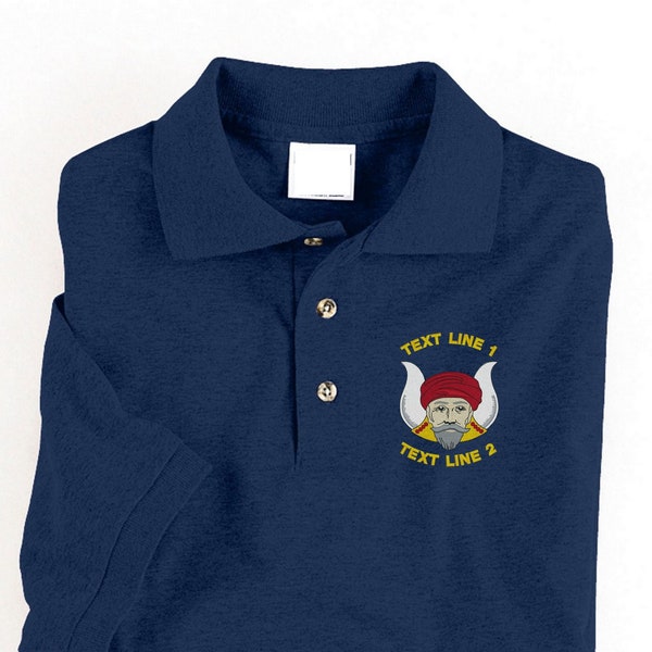 Grotto Masonic Embroidered Polo Shirt  #825-P