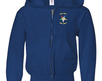 OES Eastern Star Fleece Full Zip Hoodie Embroidered   #797-993