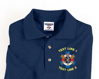 Water Rescue Dive Rescue Embroidered Polo Shirt  #828