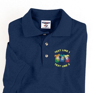 ROJ Royal Order of Jesters Embroidered Polo Shirt  #088-853