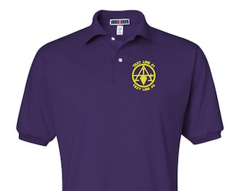 Cryptic Mason Freemason Embroidered  Polo Shirt  #778
