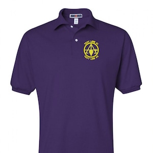Cryptic Mason Freemason Embroidered  Polo Shirt  #778