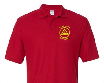 Royal Arch Masons Embroidered Polo Shirt  #754