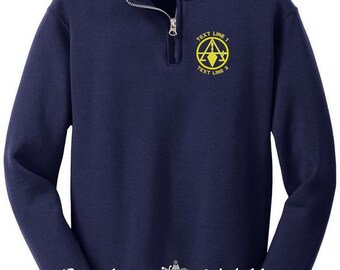 Cryptic Mason 1/4 Zip Fleece Pull Over #778-995